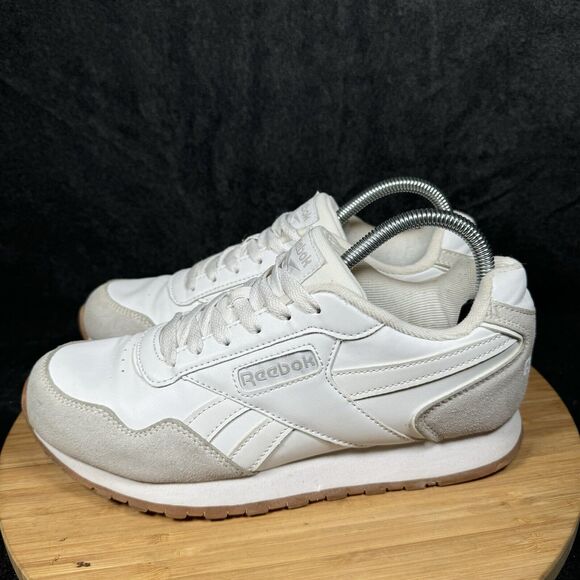 S Reebok Womens Classic Harman Run R30115W White Casual Shoes Sneakers Size 8.5 - Picture 3 of 8